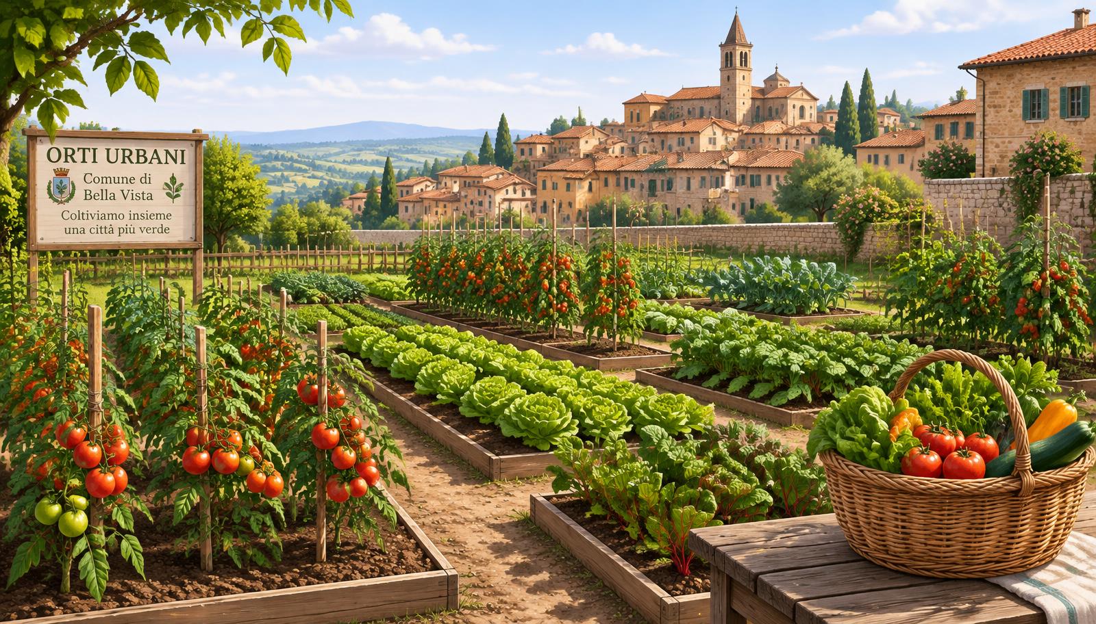 Piano del cibo: orti sui terreni comunali